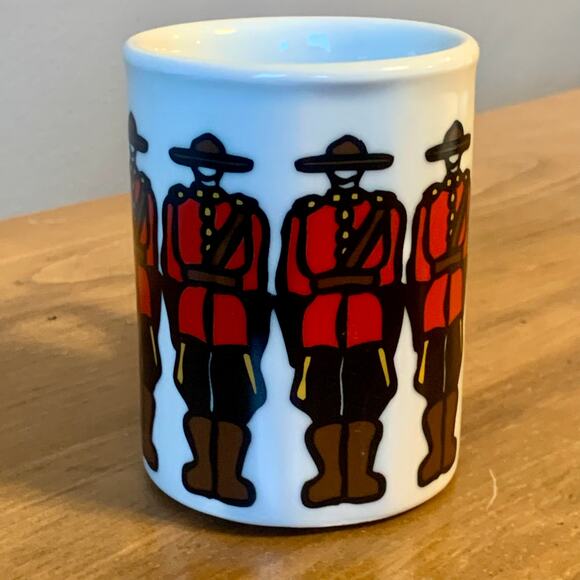 Marc Tetro Canada RCMP Mounties Coffee Tea Mug Stoneware Ceramic Danesco - Picture 2 of 9